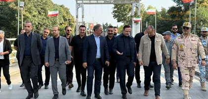 بازدید مسرور از اراضی مستعد ایجاد منطقه آزاد مشترک میان ایران و آذربایجان